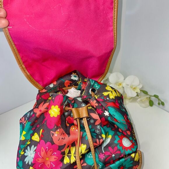 Lily Bloom Multicolor Floral Backpack - Picture 7 of 8